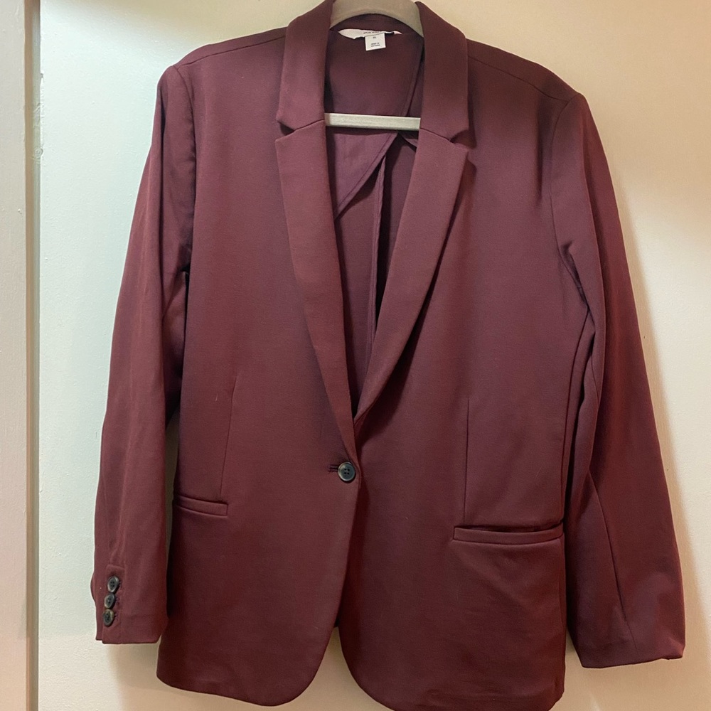 Maroon Stretch Blazer